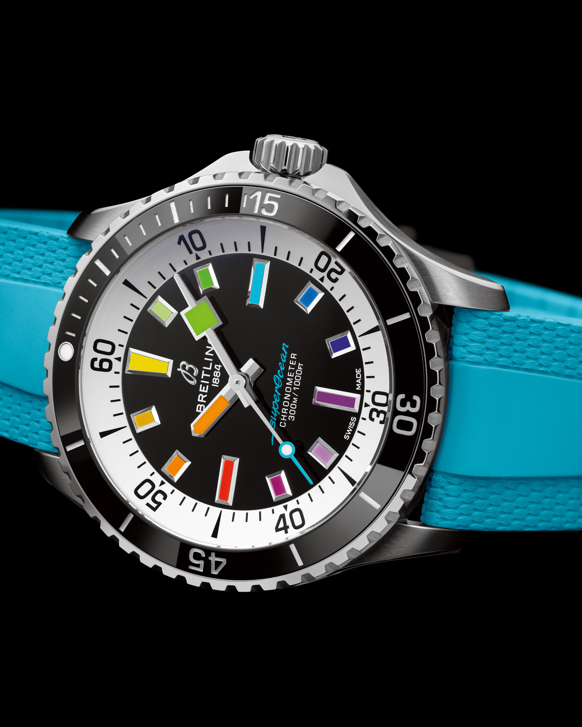 Breitling Superocean Automatic 42 und 36 Regenbogen Zifferblatt Billig Gefälschte Uhren